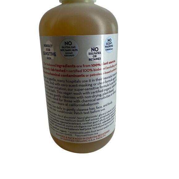 California Baby No Fragrance Super Sensitive Bubble Bath 13oz/384mL - Picture 2 of 4